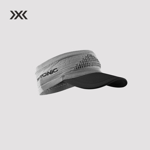 
XBIONIC Silver Fox 4.0 Sports Empty Top Hat Men and Women Outdoor Marathon Running Cross-country Sunshade Sweat Absorbing Anthracite/Silver L
