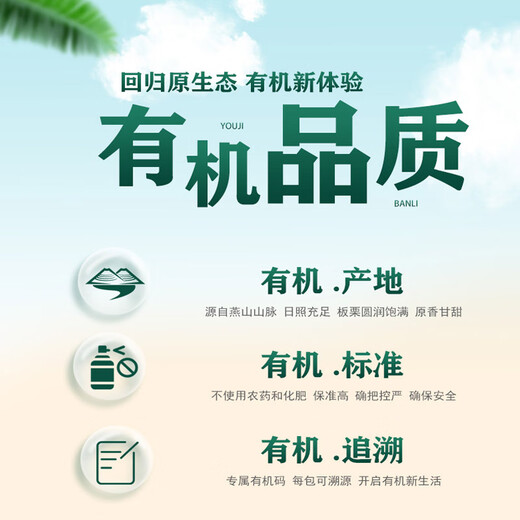 燕鸾有机迁西板栗仁即食独立小包装坚果零食品非糖炒熟新鲜甘油栗子仁 【有机＆迁西】精品礼盒728g