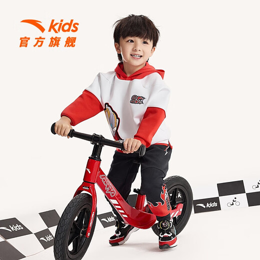 Anta-Kinderkleidung für Kinderkleidung regelmäßige warme Hosen universelle Kinderhose 2024 Frühling 3-6 Jahre alt Strickhose [Ultraman] Fantasy Black 9720-1 100 cm