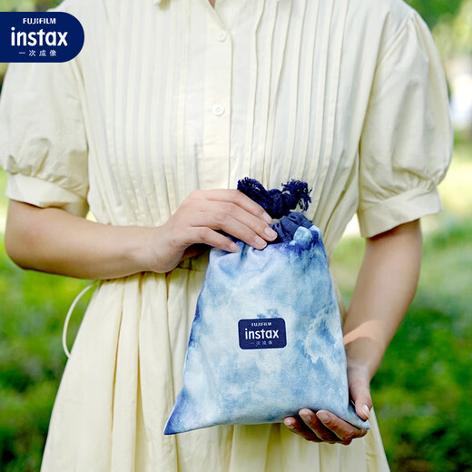 INSTAX Fuji instax camera strap pocket blue halo