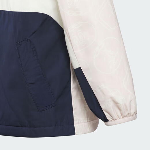 Adidas Kinderkleidung, Dragon Neujahrs Neujahrsjacke, Kinder -Spring Sports -Kapuzejacke, JF3880 Hellrosa