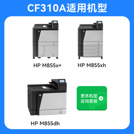 CF310A Pulver Box ist für HP M855X+ M855XH Drucker Tintenpatrone M855dh Farbe Multifunktional Kopiermaschinentoner -Patrone 826A Pulver Box Set Laserjet MFP geeignet