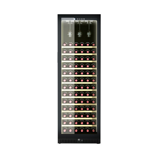 Curtis air-cooled new four-season constant temperature red wine cabinet household air-cooled box ice tea red wine storage cabinet compressor lockable wine cabinet red wine storage refrigerator 1.8 meters high dual-temperature red wine tea style + with door lock + depth 480 + height 1800