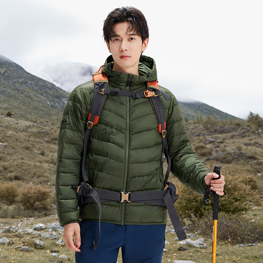 Trailblazer Snow Fox Primaloft Gold Label P Cotton Jacket Men's Windproof Hooded Cotton Jacket Winter Warm Casual Jacket Lightweight Women Black - Men's XL