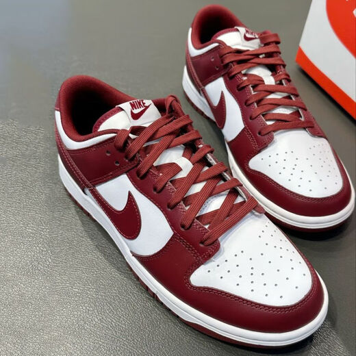 耐克（NIKE）休闲鞋男鞋2025夏季新款Dunk低帮板鞋轻便舒适透气耐磨运动鞋 DD1391-601白红 41