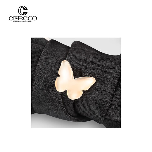 Cercoo Magpie Dengmei New Chinese Style Bow Tassel Hairpin Ponytail Half Clip Back of the Head Hair Accessory as a Gift for Your Girlfriend