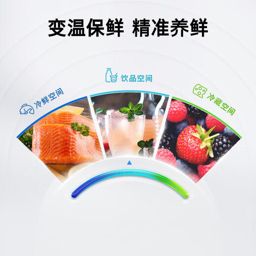 Bosch Ice Cube 497-liter cross-door refrigerator ultra-thin micro-flat built-in air-cooled frost-free antibacterial and odor-free three-speed variable temperature first-level energy efficiency K1EC49788C national subsidy