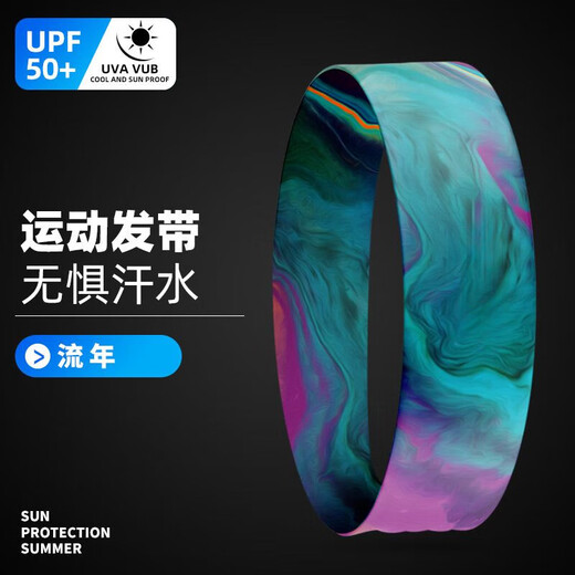Jiaqi Sports Stirnband Anti-Perspirant, Stirnband, Herren Sport Sweat-Absorbing, Sweat-induziert, Kopftuch, Fitness Sports Basketball-Schweißlauf für Frauen, Cool Black