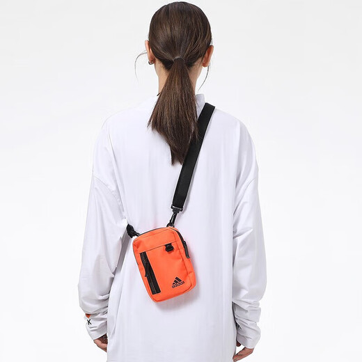 Adidas crossbody bag men's bag women's bag spring new sports bag shoulder bag student bag mobile phone bag couple travel leisure bag GN9871/17*12*3cm All size