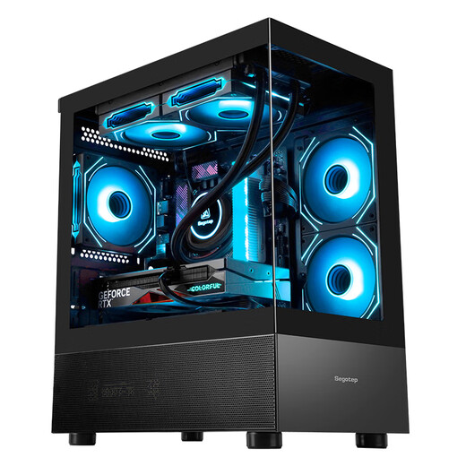 Colorful sea view room E-sports game design office computer host desktop assembly machine Customized upgrade (contact customer service before placing an order) 50 Single shot will not be shipped Customized model Please contact customer service before placing an order