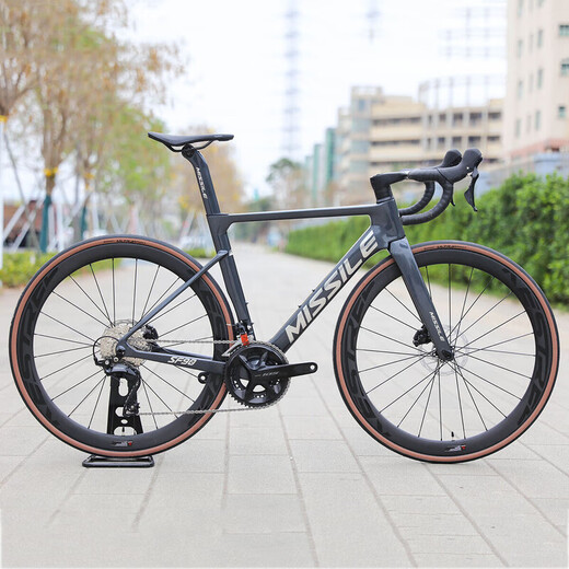 Missile SUNPEEDMissile Missile Road Bike Neptune Carbon Fiber 105 Large Set of Oil Disc Ultralight Ultra Fast Bend Grey-R7170 Electric Oil Transformation Brake Large Set-460#165-180cm