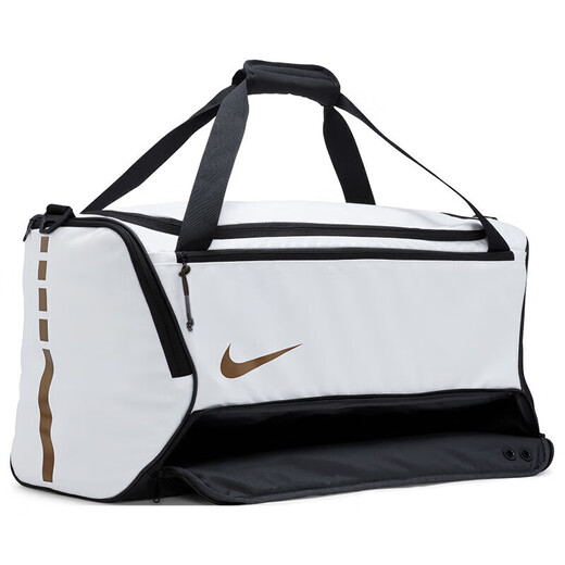 Nike (Nike) Bolsa de entrenamiento para hombres y mujeres, bolsa de cuerpo cruzado, bolso de hombro, bolso, bolsa de transporte, bolsa de viaje, DX9789-100 White