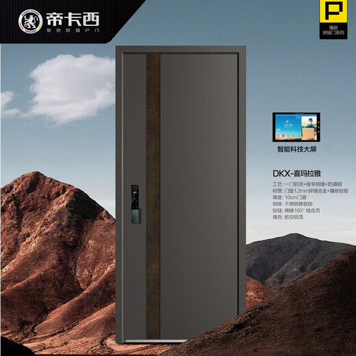 帝卡西DKX-喜玛拉雅2050*960防盗门安全门入户门智能门轻奢户门