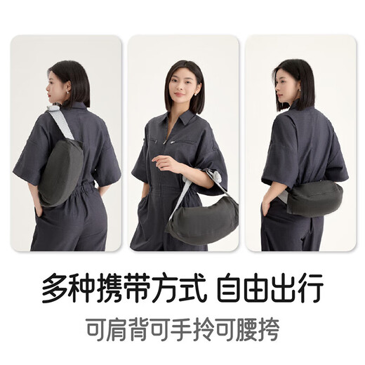 比威亚婴儿背带收纳袋通用型二狗背带可用比威亚背带可用烟灰色