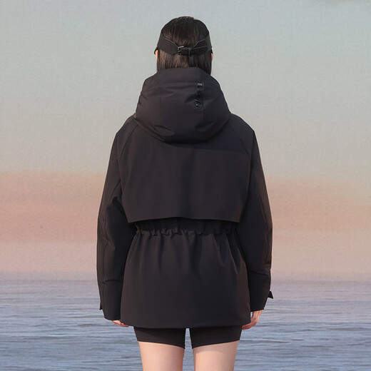 Govan Windshell 4.0 five-point luxury outdoor goose down jacket Yang Mi's same style women's short down jacket black S