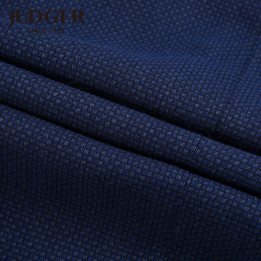 Jijia tissu italien reda laine pure 110s Blazer décontracté Business Formal Casual Men's Suit Blue Plaid 185 / 52A