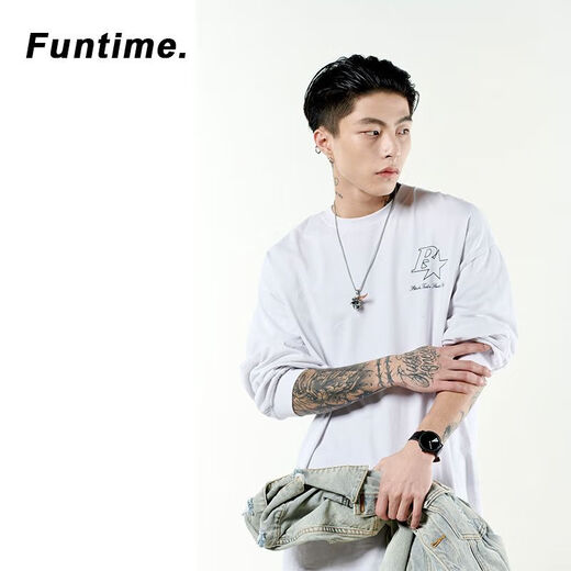 Funtime Watch Creative Trend Couple personnalisé Junior et Senior High School étudiant regarder des hommes et des femmes imperméables F9859 Snow Mountain White