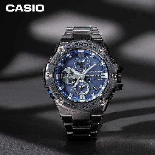 Casio (CASIO) watch men's G-SHOCK steel tough heart electronic sports Japanese and Korean watch for boyfriend GST-B100D-2A