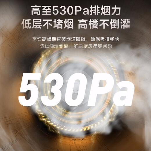 万和（Vanward）家用欧式顶吸抽油烟机 22m³大吸力 挥手智能感应 一键热清洗X739A 家电国家补贴