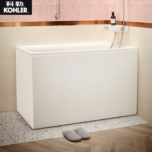 Kohler (KOHLER) tiefe Acrylbadewanne Linna sitzende kleine Wohnungshaus-Komfortbadewanne 26759T/26760T linke Eckbadewanne 1200x680x750