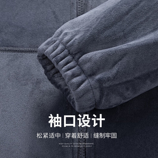 SHANSHAN Shanshan three-in-one jacket men's autumn and winter outdoor leisure young men's jacket plus velvet warm polar fleece jacket black 3XL /185 recommended 145-160Jin Jin equals 0.5 kg