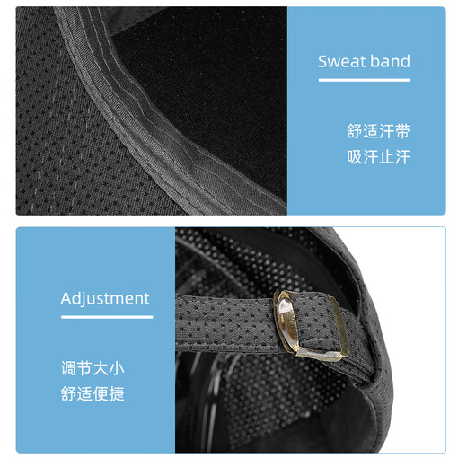 罗蒙男士棒球帽子夏季网眼轻薄鸭舌帽户外加长帽檐防晒透气遮阳帽