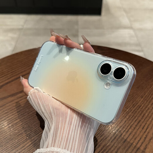 Mifushi Smudge Blush is suitable for Apple 16 mobile phone case new matte iPhone 16 promax transparent silicone 15pro gradient 14 premium 13 simple 12 protective case pink blush iPhone 16
