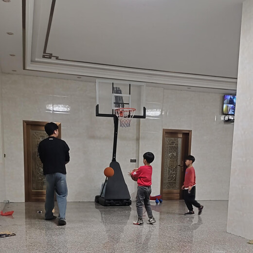 Anjian kann Geld verlieren, um erwachsene Basketballregal Home Outdoor Movable Hubing Standard 3.05 Match Shooting Rack Luxus professionelles Modell kostenloses Netzinstallationswerkzeug