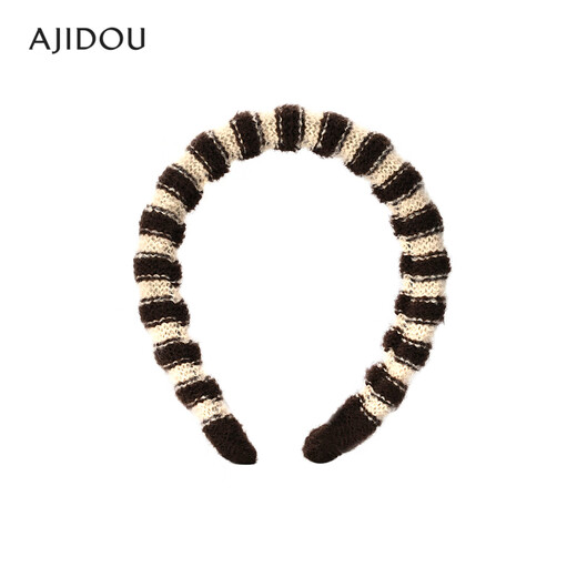 AJIDOU Aji bean headband, simple and casual striped headband, fashionable and versatile birthday gift for girlfriend