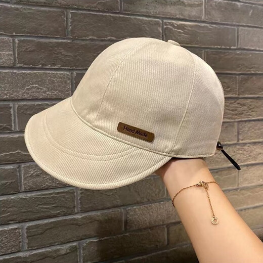Chapeau de pêcheur à grande tête pour femmes montrant le visage, petit grand bord de protection solaire de la langue de canard de la langue extérieure du soleil voyage polyvalent et chapeau à la mode serppe noire réglable (54-58 cm)