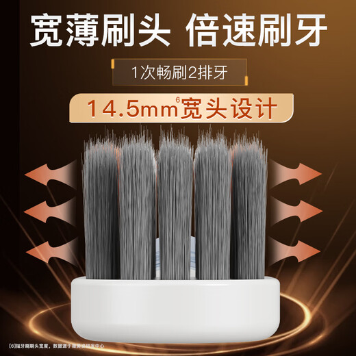 
Shuke Volcano Carbon Wire Soft Breast Toothbrush Wide Head Double-core Brush Antibacterial Rate of 99.9% Remove Yellow Stains 4 New and Old Random