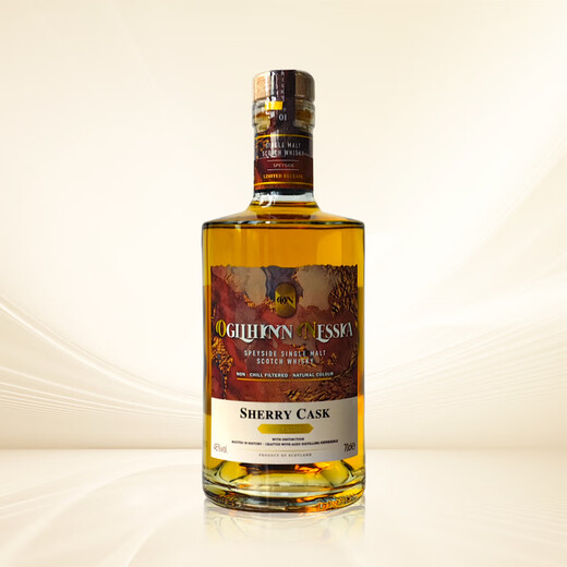 Ogilhinn Nessia拔萃【全球限定】苏格兰原瓶进口单一麦芽雪莉桶洋酒威士忌送礼 3-6年秘境威士忌700ml