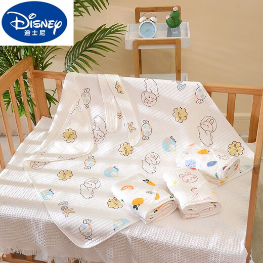 Disney Newborn Newborn Baby Quilt Newborn Baby Pure Cotton Warm Bag Quilt Cotton Bag Single Thickened Swaddle Candy Rabbit Comes with Hat and Belt