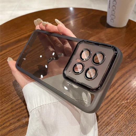 Jingyuan [avec son propre film d'objectif] Convient pour le boîtier de protection de Xiaomi 14 Mobile 14pro / 14ultra Case de protection xiaomi 13 / 13pro entièrement inclusive 13ultra Soft Transparent Soft with Own Lens Film [with Whiteness] Soft Shell Xiaomi 14