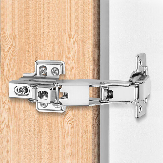 Pupan 165 degree hinge 45 negative 45 buffer angle 13590 corner closet wardrobe wardrobe 180 large angle hinge positive 45 degree buffer wooden door three-dimensional adjustment/nickel color (one price)
