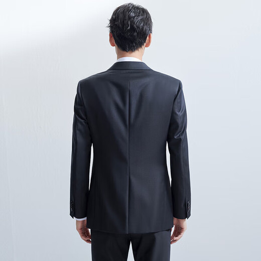 Angel Bird Wool Suit (Single Top) Anti-wrinkle Easy-Care Business Suit KEBB241021 Black 52A