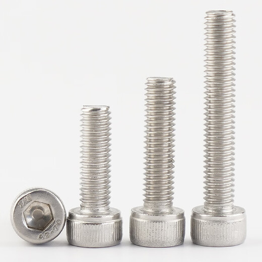Hasdick Beijing warehouse delivery HK-05 304 stainless steel cup head hexagonal bolt screw DIN912 M6*15 full thread (50 pcs)