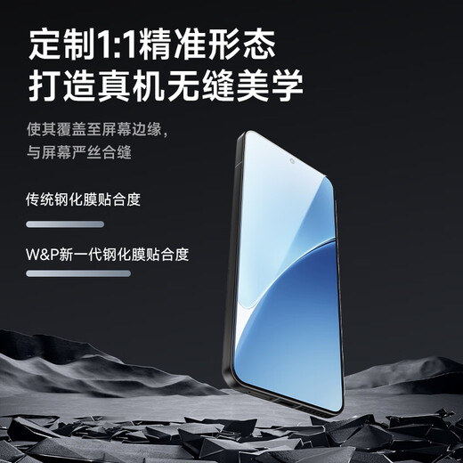 W/P [Ultraschallfingerabdruck in Sekundenschnelle] geeignet für Xiaomi 15 Temperierter Film Xiaomi14 Temperiertes Mobilfunkfilm Ein Cover Second Adsorption Handy Film High-Definition-Anti-Fall-Schutzfilm WP