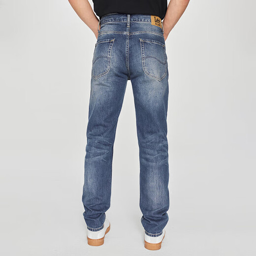 Lee25新品五袋款设计731舒适锥形牛仔裤中深蓝男 中深蓝 33尺码偏大