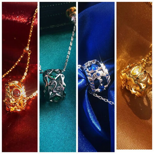 Harry Potter Periférico Cuatro academia de magia Collar de perlas de transporte Película de anime Collar de regalo de regalo de regalo B844 Ravenclaw