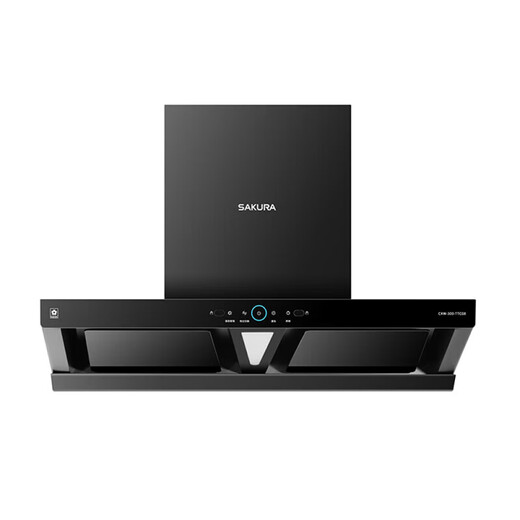 Sakura Range Kapuze Top Saugen Haushalt 900 mm Breitbildrauch 23 großes Luftvolumen Automatische Reinigung großer Saugz Wellen intelligente Steuerung 480pa großer statischer Druck CXW-300-TTC08 TTC08+B9209+007 (13 Liter) Rauchherde Hitze Set Set