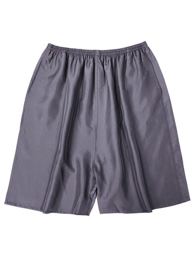
Jagroythan Silk Shorts Silk Pajamas Men's Summer Loose Beach Pants Pure Five-point Casual Home Women's Large Size Pants 13576 Double Crepe 115-165 Jin [Jin equals 0.5 kg] All size