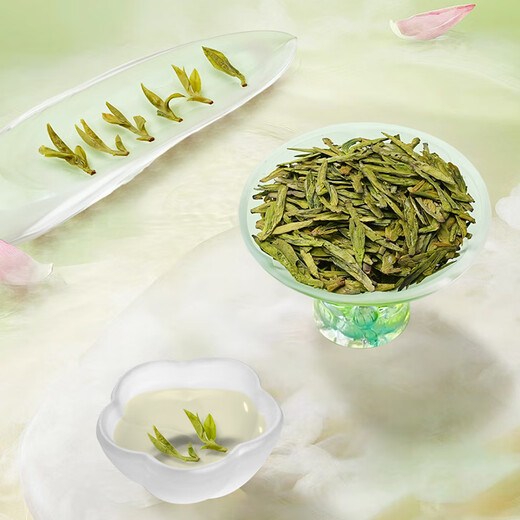 贡牌 绿茶真西湖龙井茶AA级50g2025年明前罐装