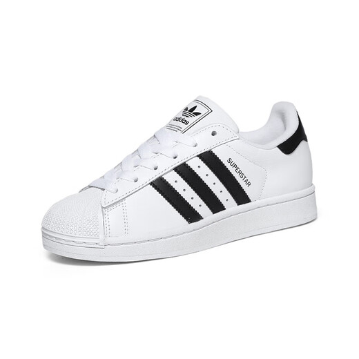 Adidas clover white shoes black label shell toe classic men's and women's sneakers JQ4098