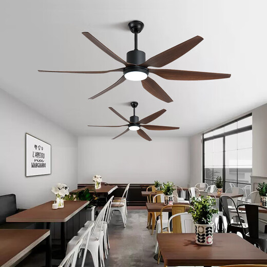 
V-POWER Longxiang high-speed fan lamp modern simple lamp fan integrated dining ceiling fan lamp living room home bedroom chandeliers SLY3890-66 inch remote control suitable for 20-30