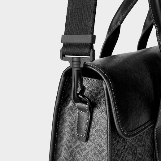 Pierre Cardin Briefcase Men's Laptop Bag Large Capacity Business Travel Commuting Birthday Gift Practical High-end Light Luxury Calm Style Can Hold 14-inch Computer Horizontal Style