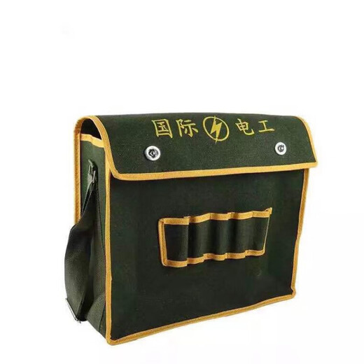 Mizufeng thickened hardware electrician tool bag canvas large multi-functional repair wear-resistant labor insurance Oxford bag tool bag large small (length 35*height 30*width 11)CM