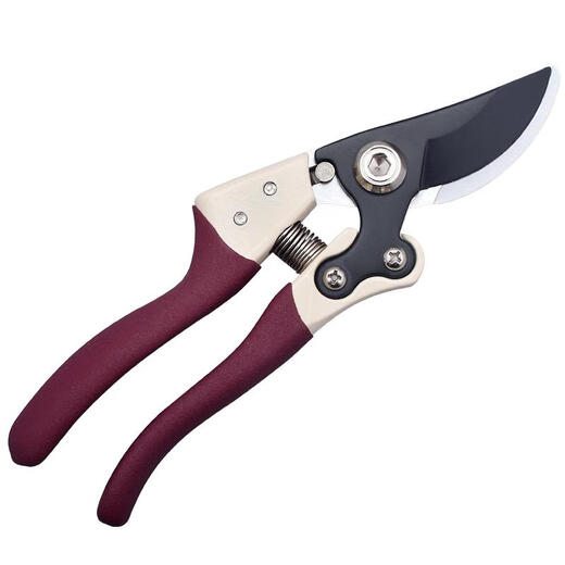 JCZS German quality precision fruit tree pruning scissors, tree thick branch flower pruning shears, special labor-saving for home gardening, purple, purple frosted black blade