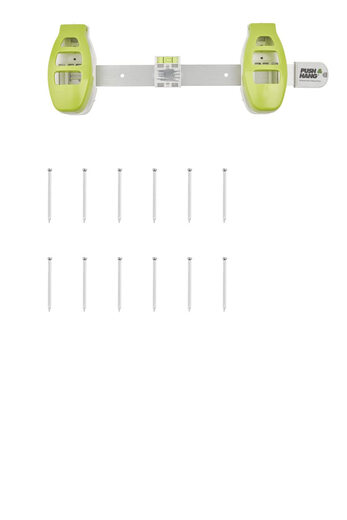 National Hardware Art Tools Easily Install Pin Size Bubble Level Aluminum