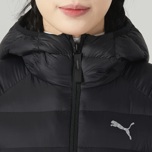 
Puma (PUMA) suit women's sportswear two-piece set winter thin down jacket hooded jacket fashion trendy long trousers 672283-01+633058-01 M